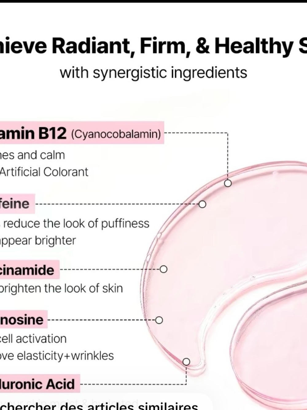 3 pck COSRX Viral Eye Patche Discovery –Peptide, PDRN & Snail Hydrogel Under Eye - Picture 3 of 14